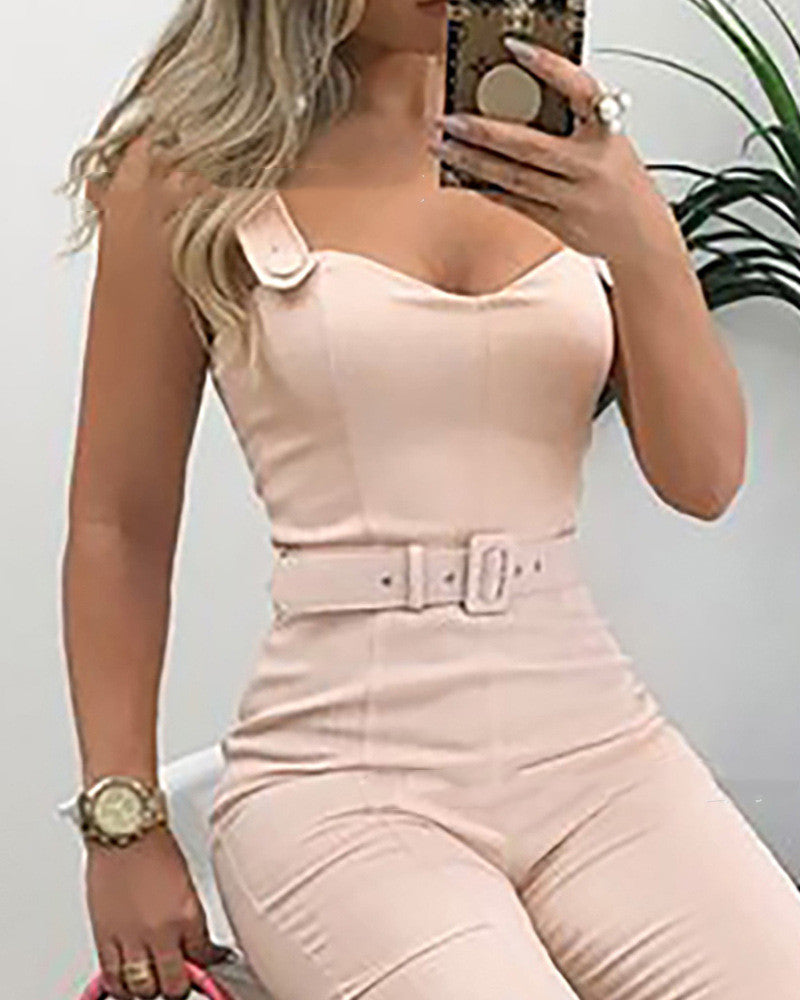 Mariselle Belted SlipSuit