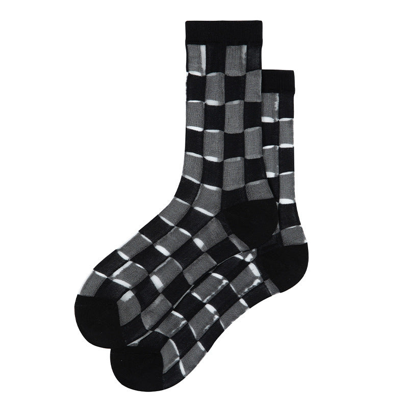Crystal Silk Stockings Breathable Tube Socks