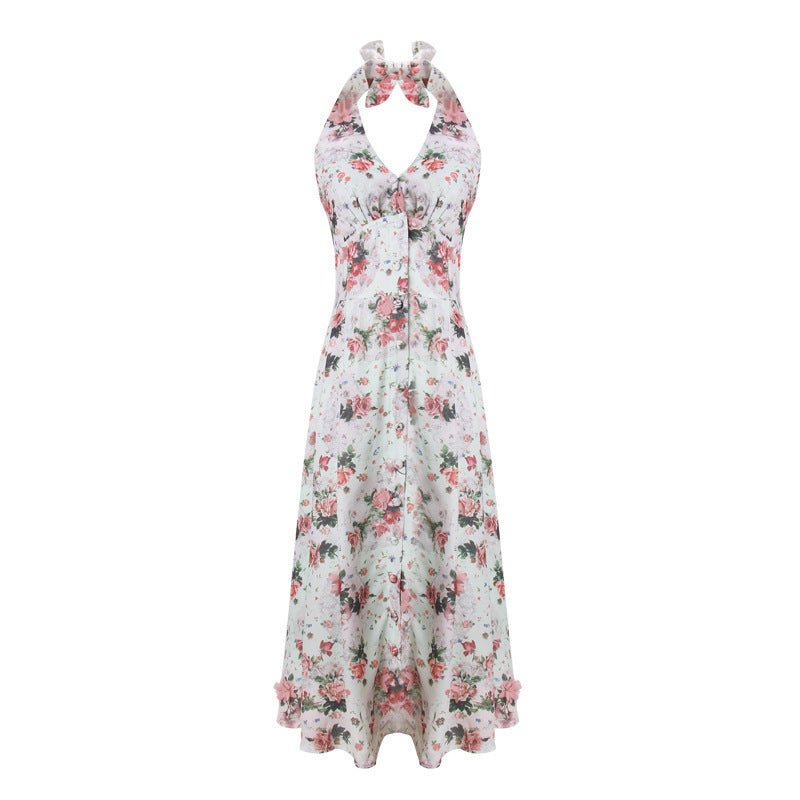 Big Sister'S Heavy Crepe Silk Suspender Dress