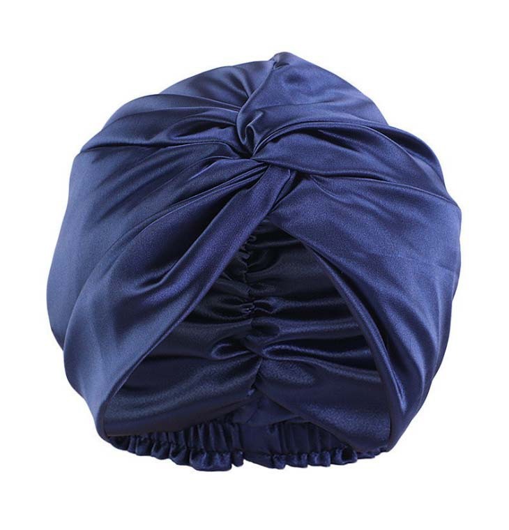 Double Layer Silk Silk Nightcap Without Any Mark