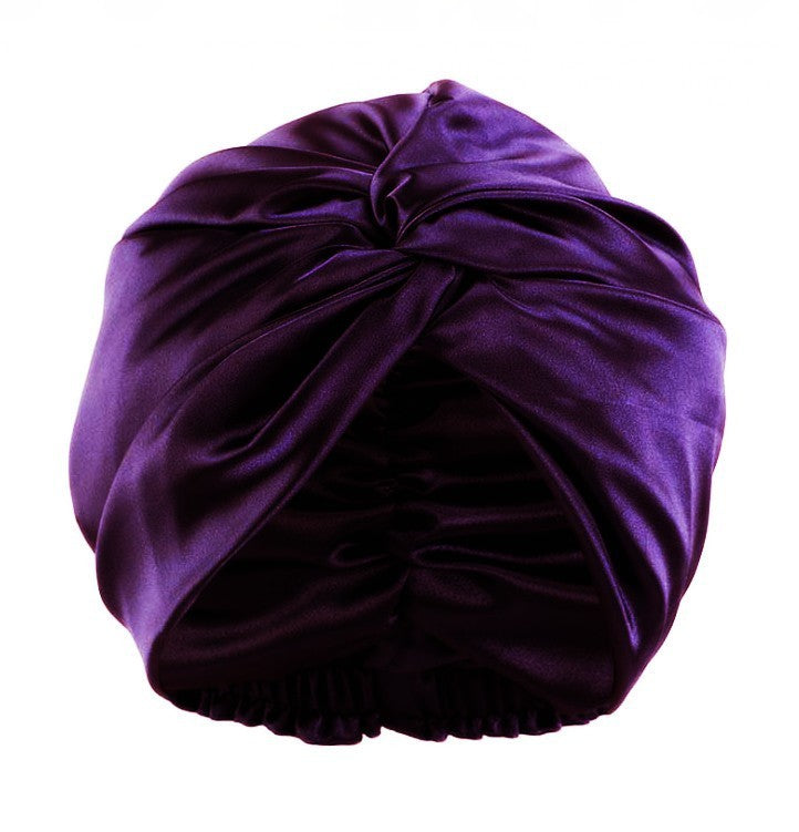 Double Layer Silk Silk Nightcap Without Any Mark