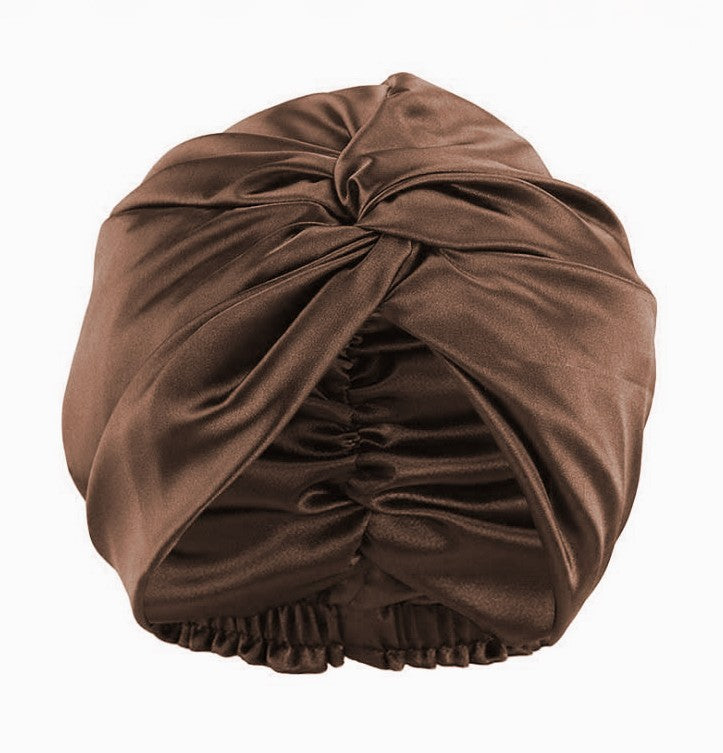 Double Layer Silk Silk Nightcap Without Any Mark