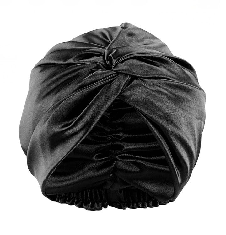 Double Layer Silk Silk Nightcap Without Any Mark