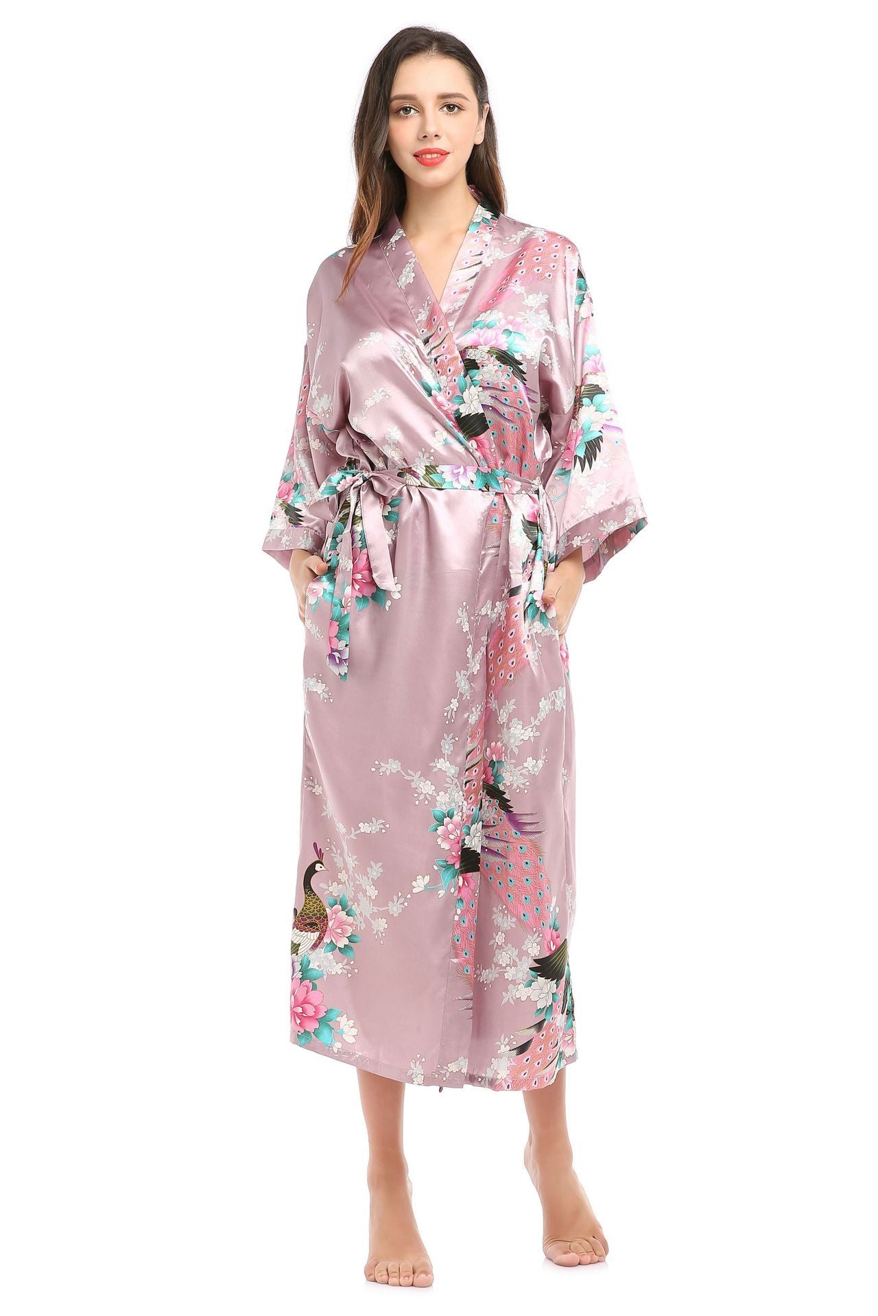 Cross-border New Ladies Silk Pajamas Simulation Silk