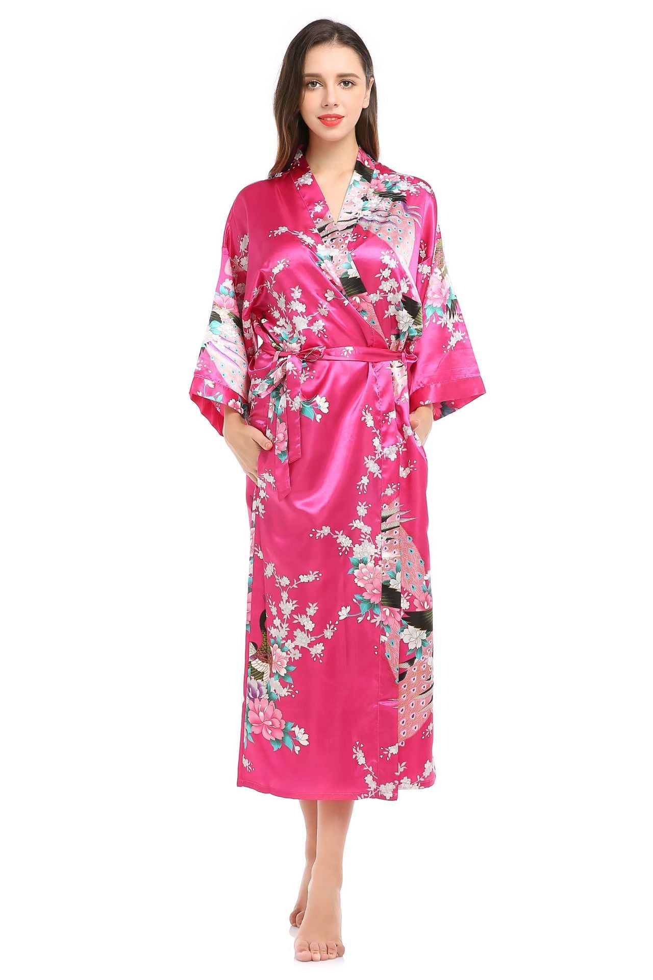 Cross-border New Ladies Silk Pajamas Simulation Silk