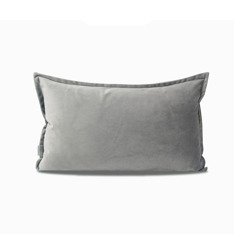 All-match Grey Silk Velvet Bag Nordic Pillow