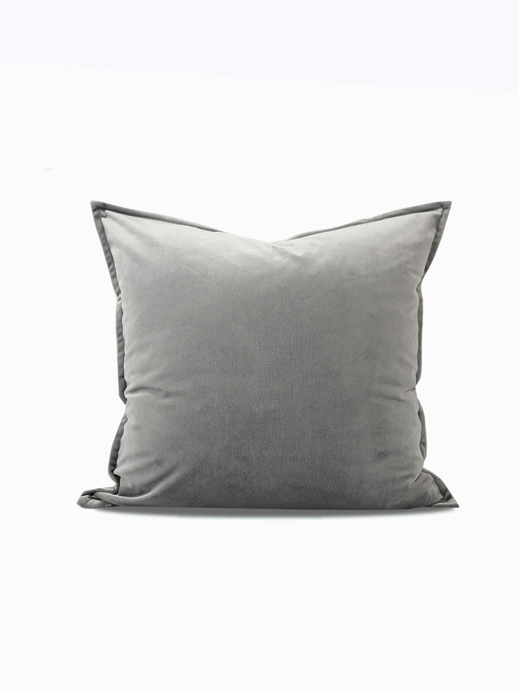 All-match Grey Silk Velvet Bag Nordic Pillow