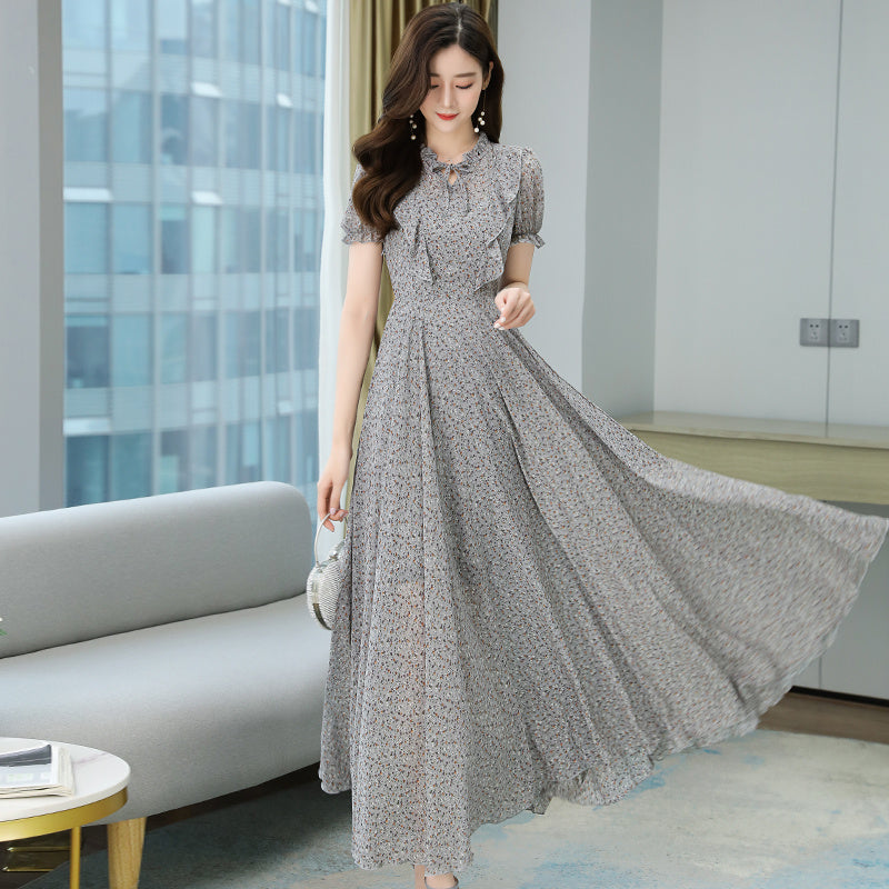 Super Fairy Temperament Small Fragrance Silk Dress
