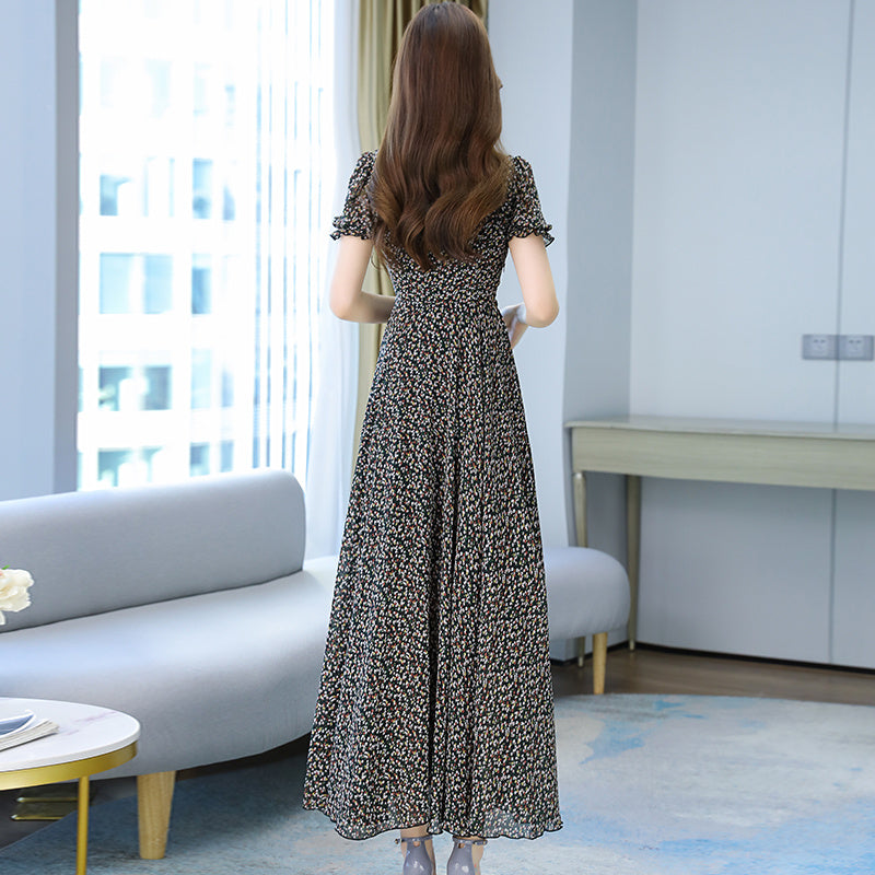 Super Fairy Temperament Small Fragrance Silk Dress