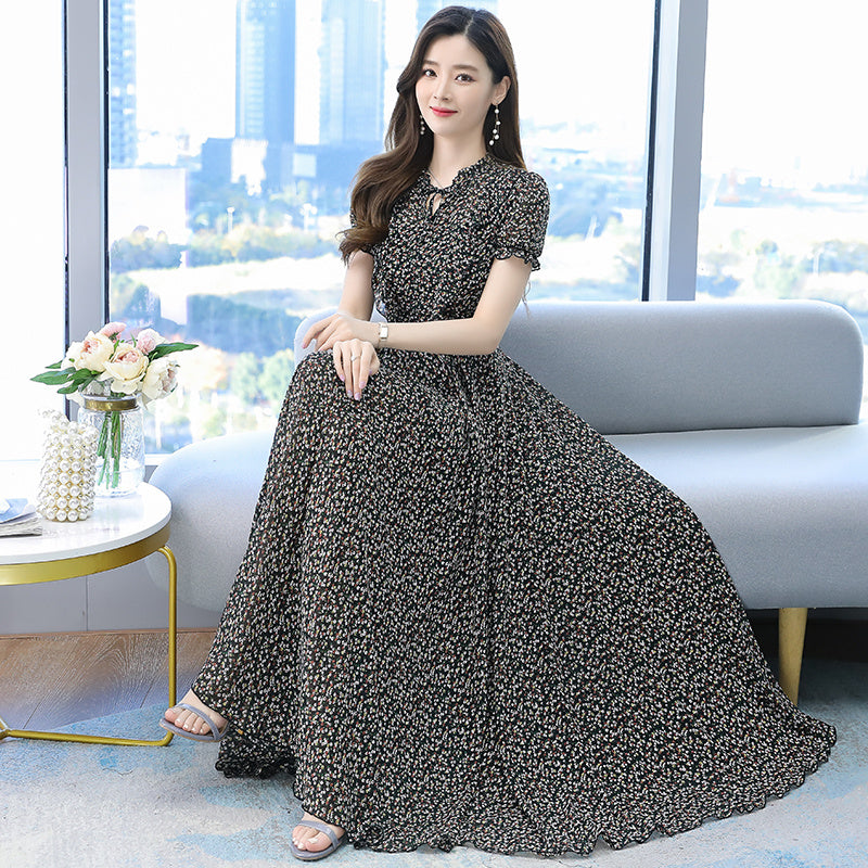 Super Fairy Temperament Small Fragrance Silk Dress