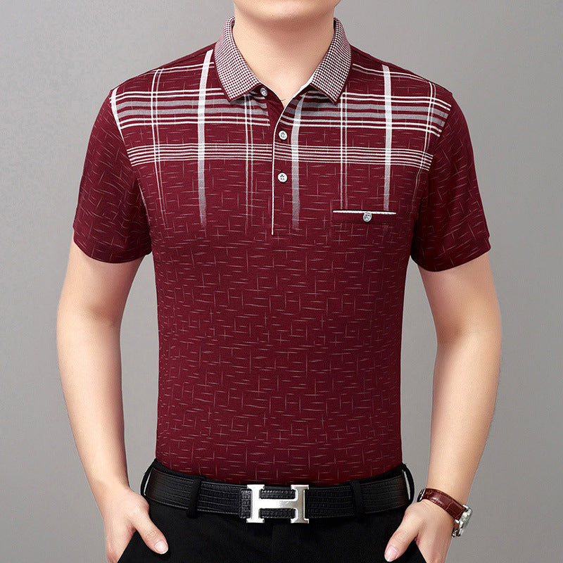 Ice silk short-sleeved t-shirt