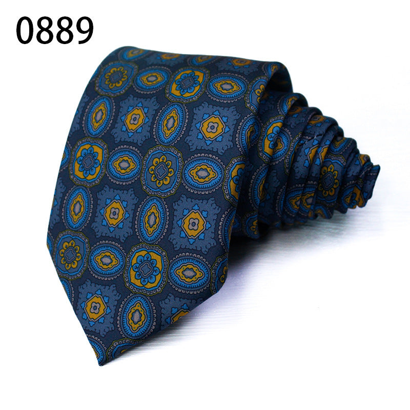 Fashion Polyester Silk Printed Men's Casual Tie