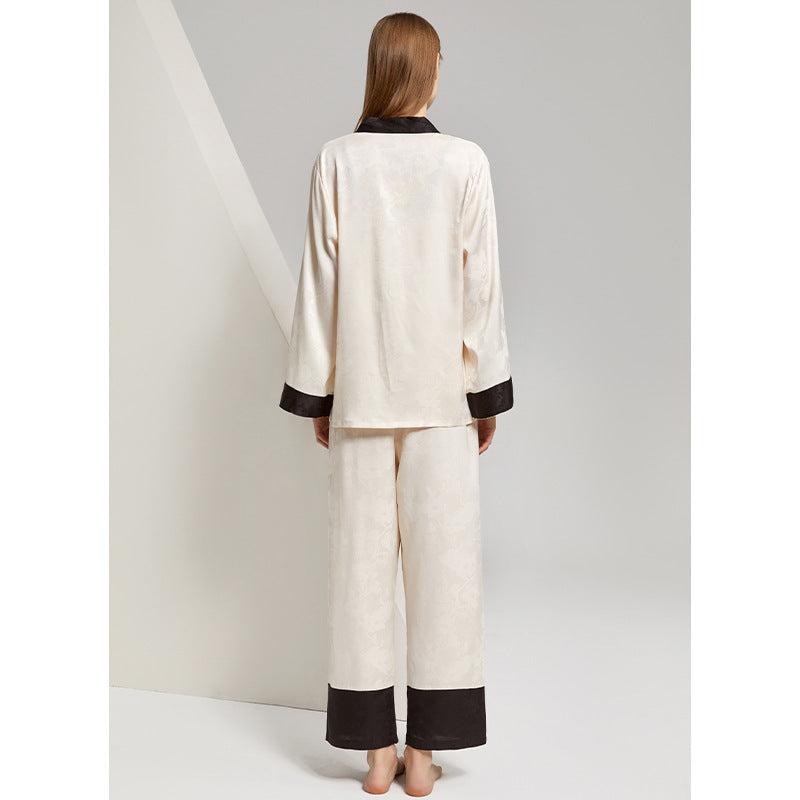 Women's Beige Cool Ice Silk Pajamas