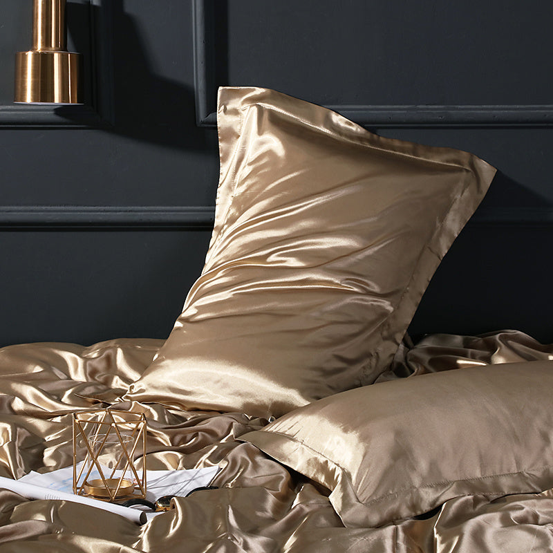 Solid color pillow cover