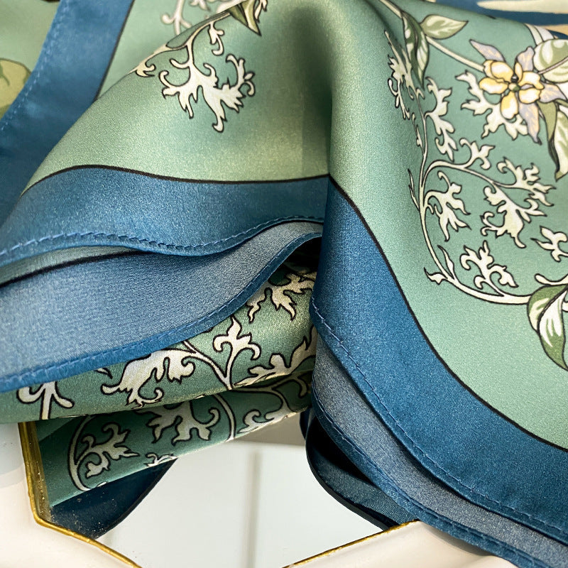 Women's Dual-use Air Conditioner Shawl Silk Scarf