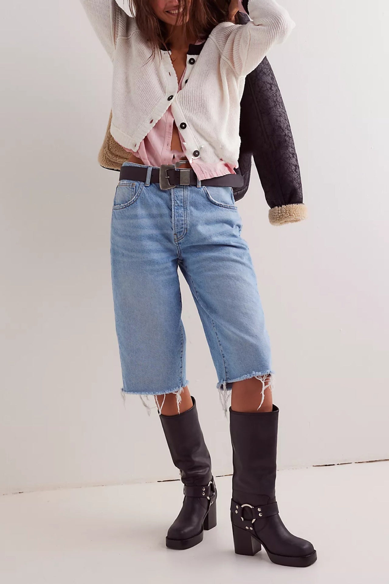 ChromaNest Button Knit Coat