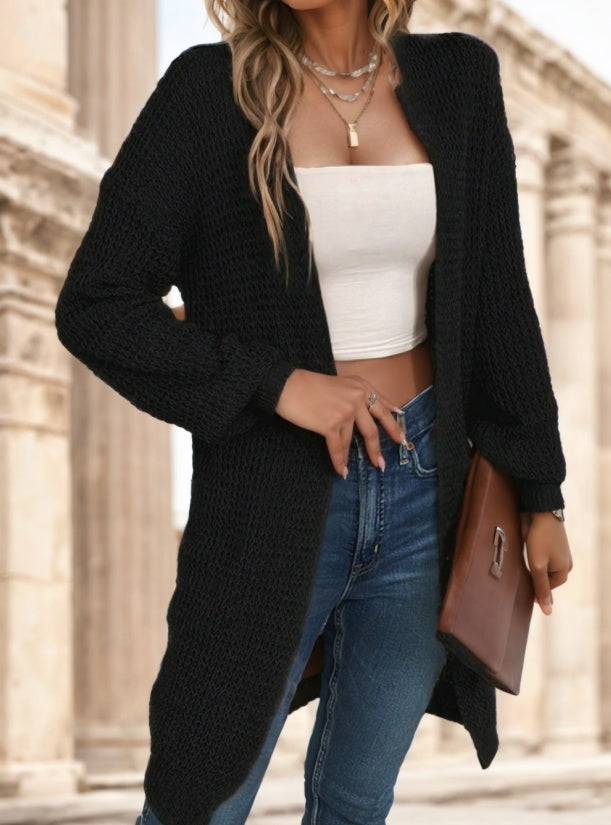 DriftEase Drop Shoulder Cardigan