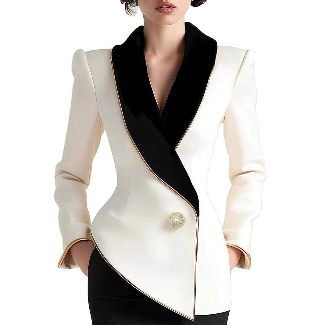 Aurielle Pearl Edge Coat