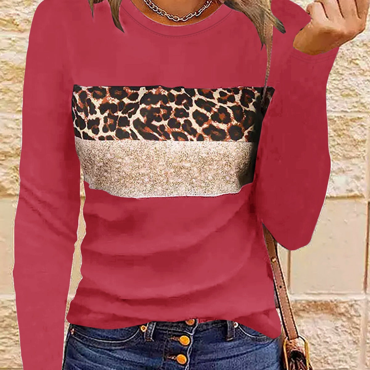 PrintEase Fitted Long Sleeve Tee