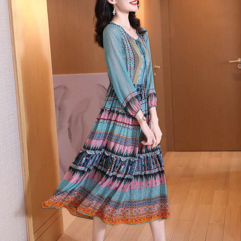 Women's High-end Luxury Silk Dress