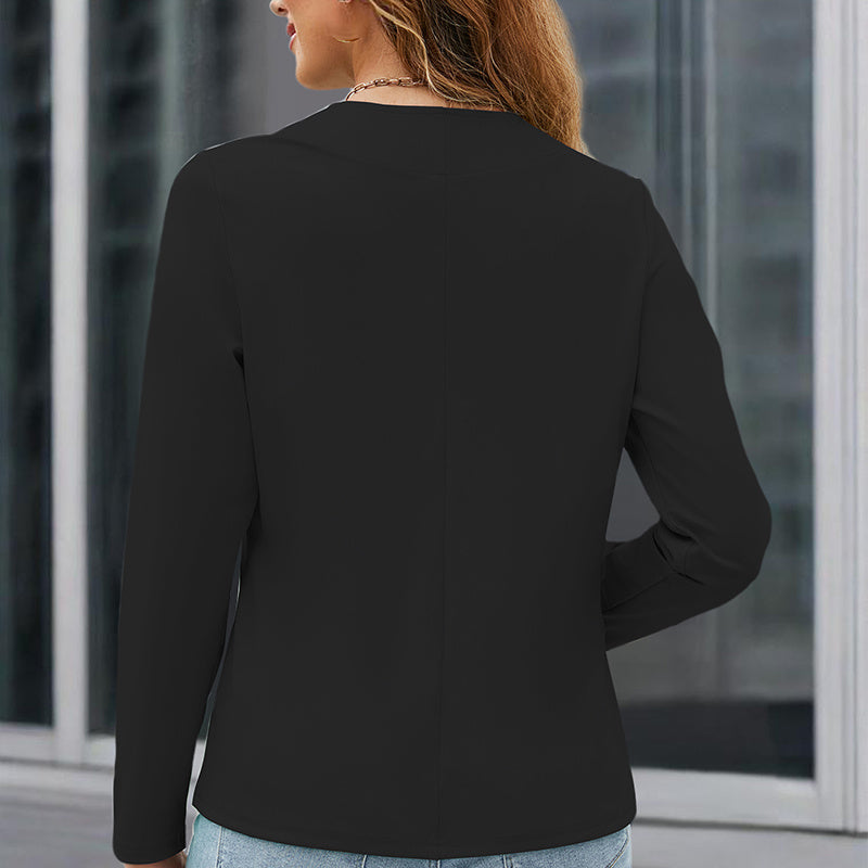 CurveEssence Collarless Blazer