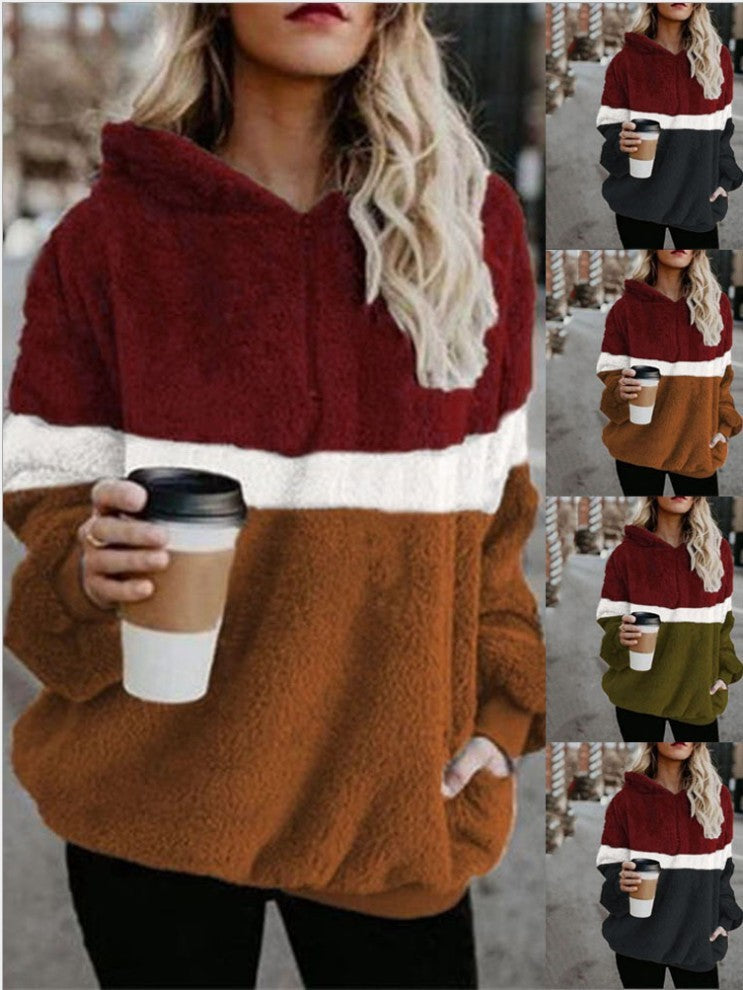 TriTone Hooded Pocket Coat