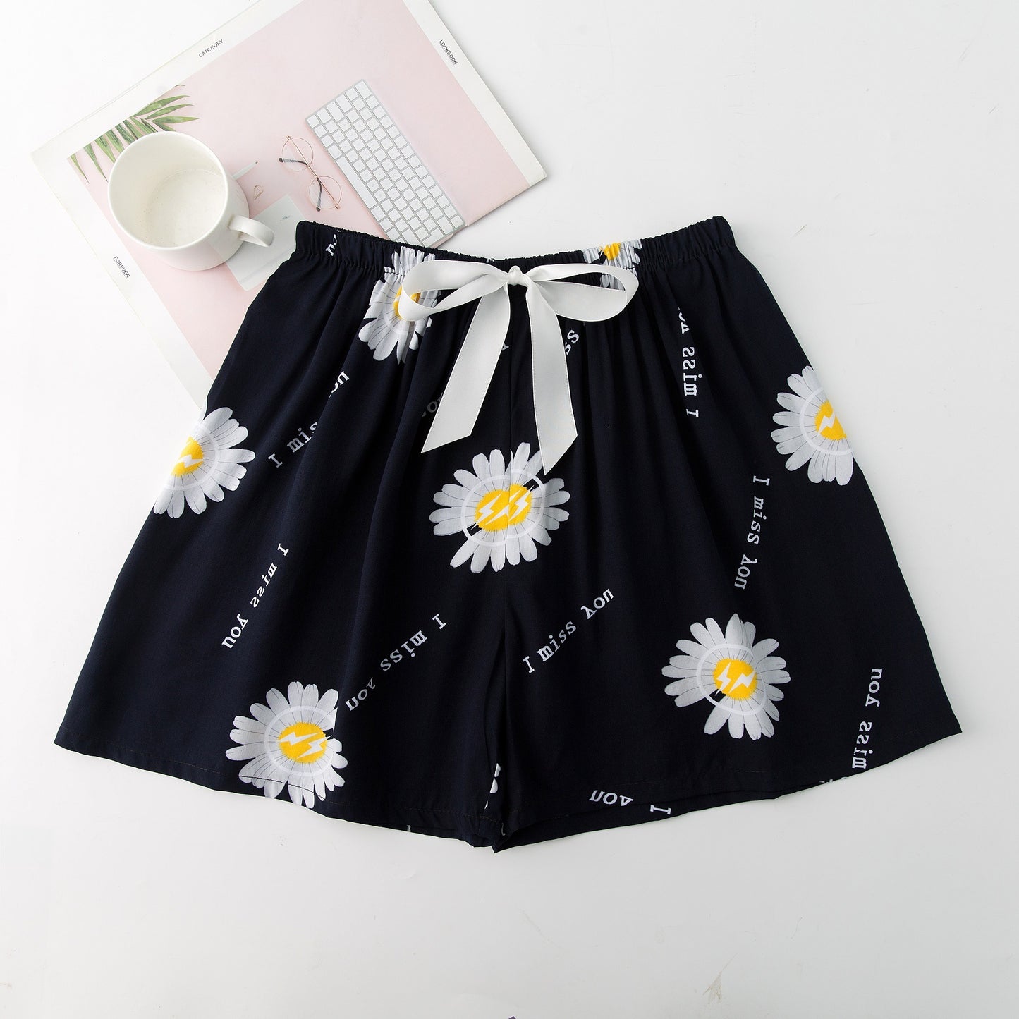 Women's Cotton Silk Pajama Pants Summer