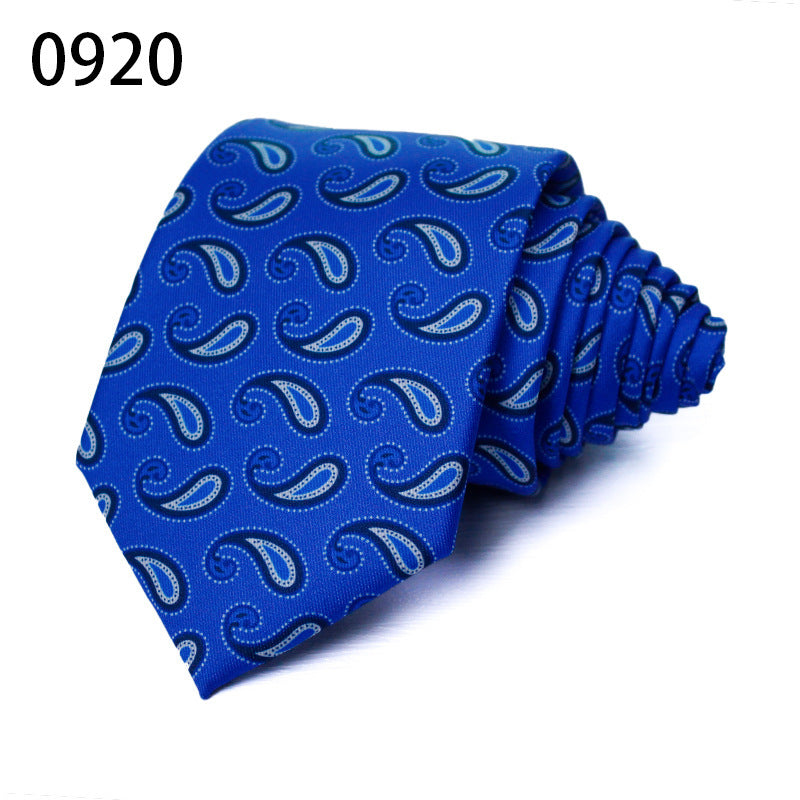 Fashion Polyester Silk Printed Men's Casual Tie