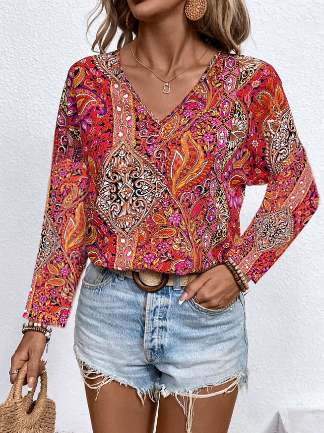 Verelle Bloom V-Neck Shirt