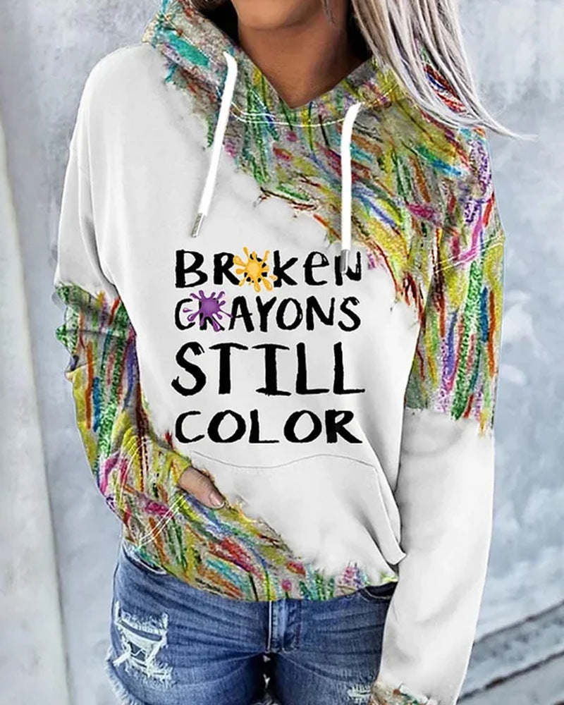 CharmKnit Printed Hoodie