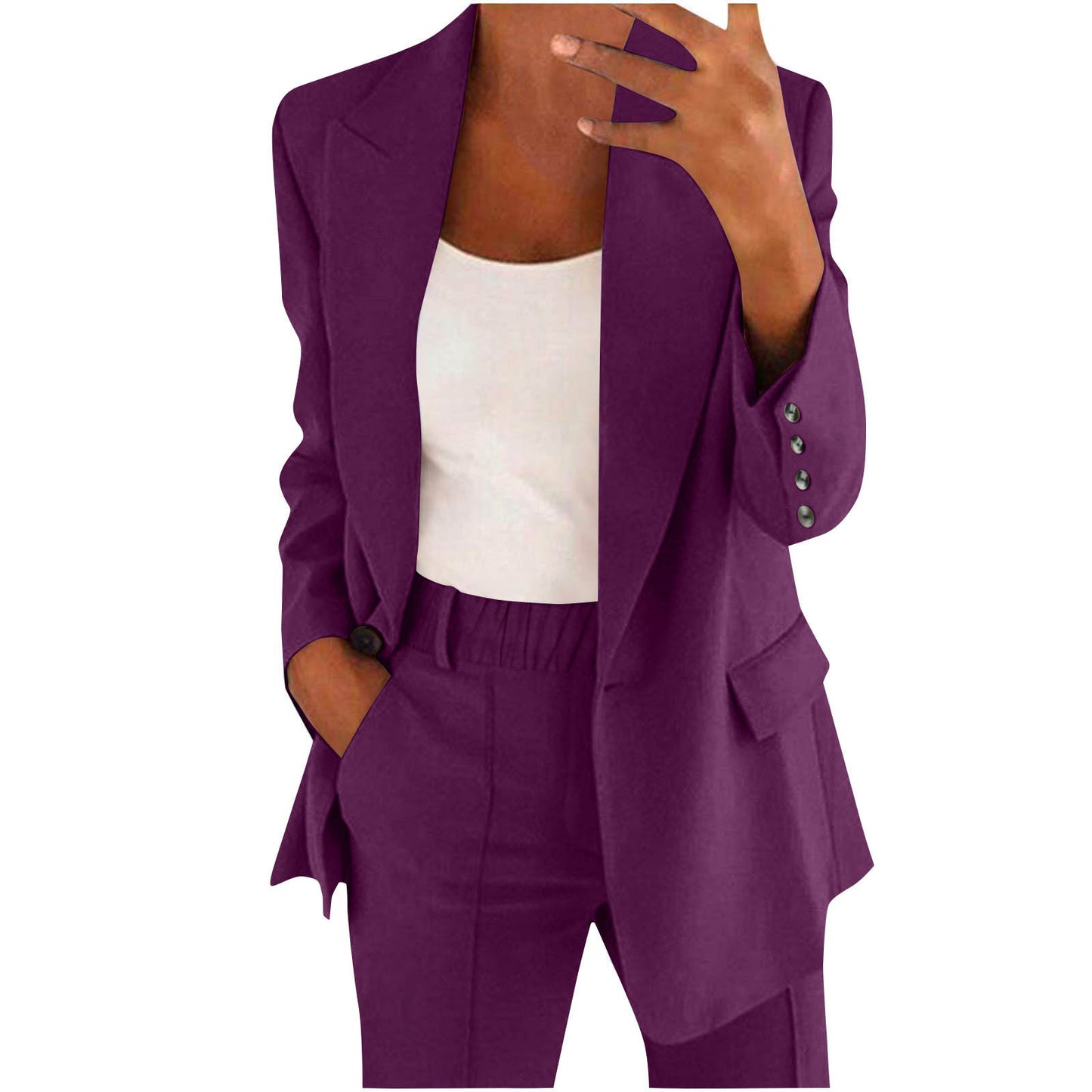 Serenique Button-Up Blazer