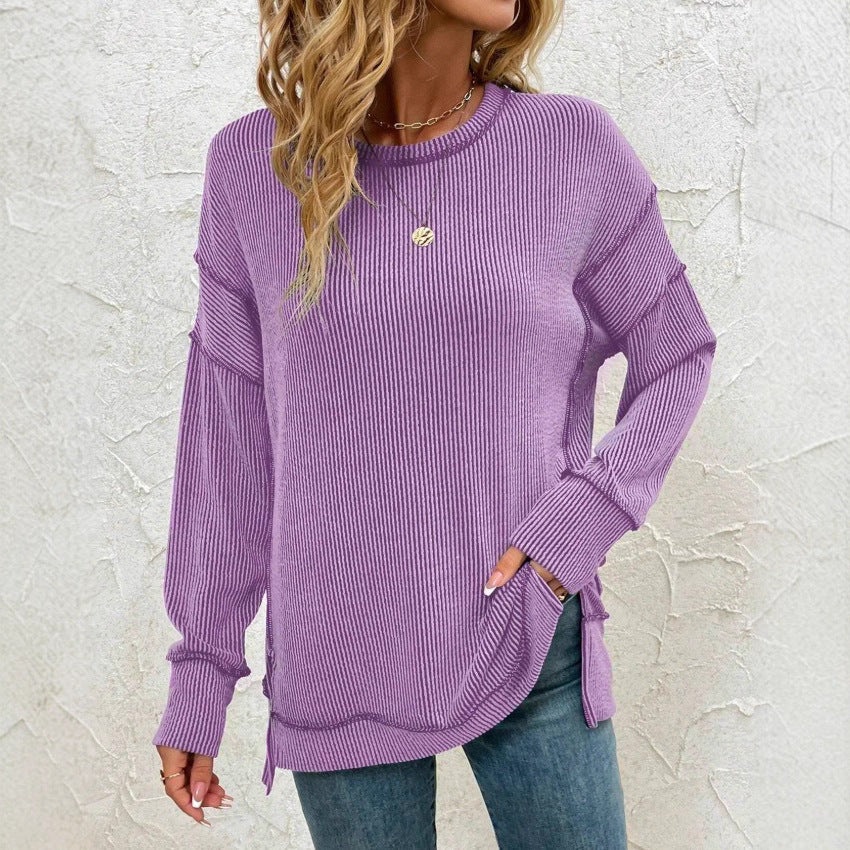 TwistEase Split Hem Sweater