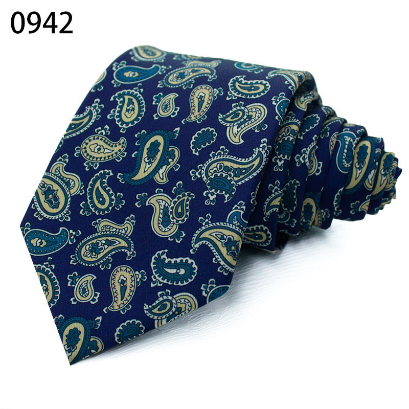 Fashion Polyester Silk Printed Men's Casual Tie