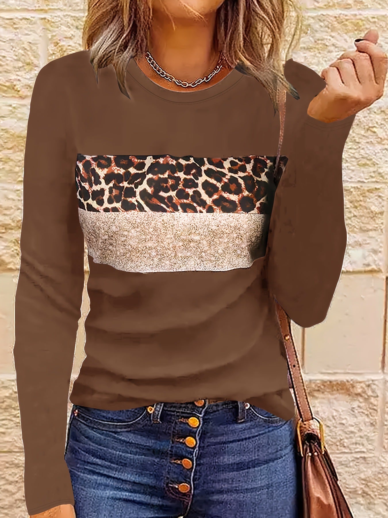 PrintEase Fitted Long Sleeve Tee
