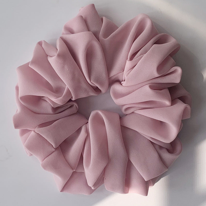 Big Head Bouquet Chiffon Large Intestine Ring Hair Ring