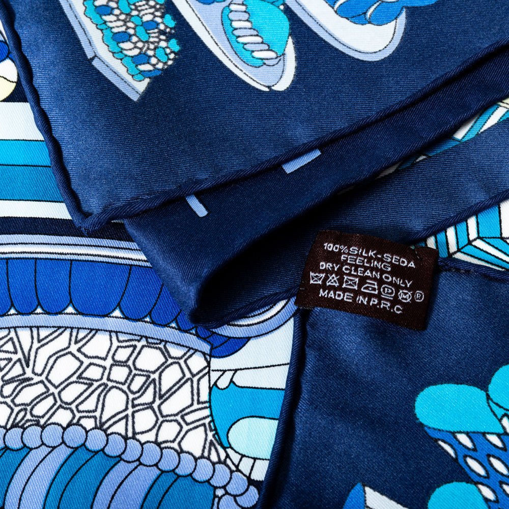 Women's Hand Rolled Printed Silk Scarf