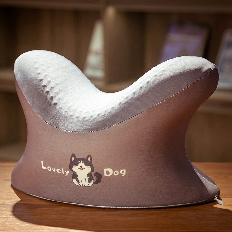 Summer Cute Cartoon Animal Gel Ice Silk Memory Foam Nap Pillow Office Sleeping Pillow