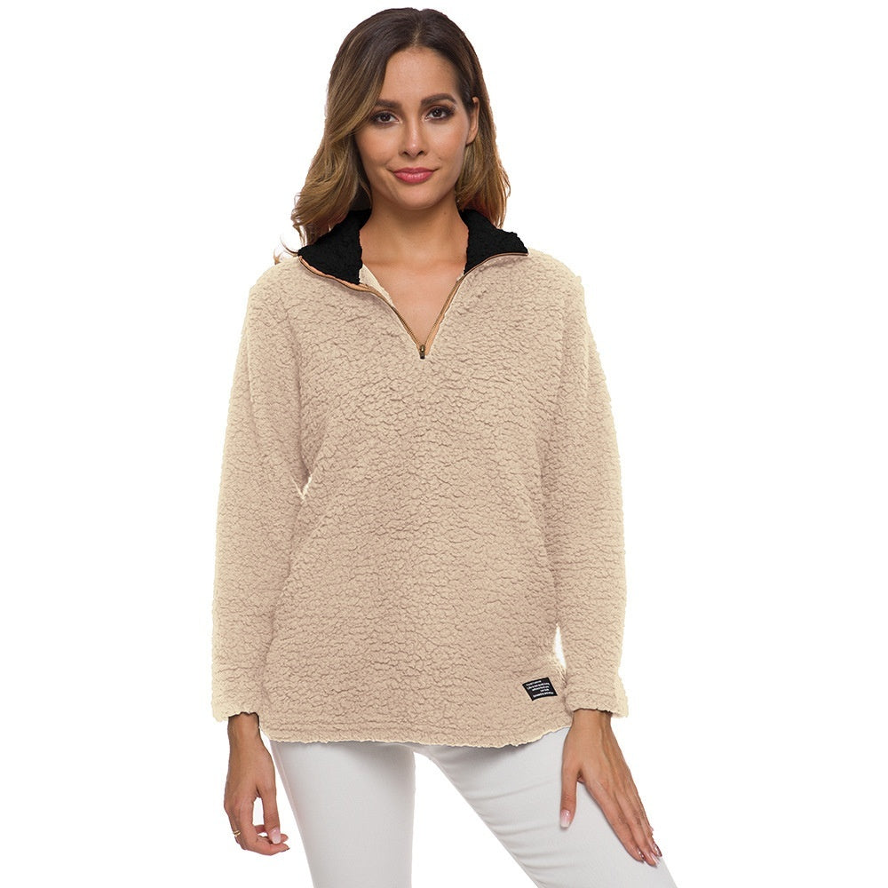 CozyCharm Plush Sweater