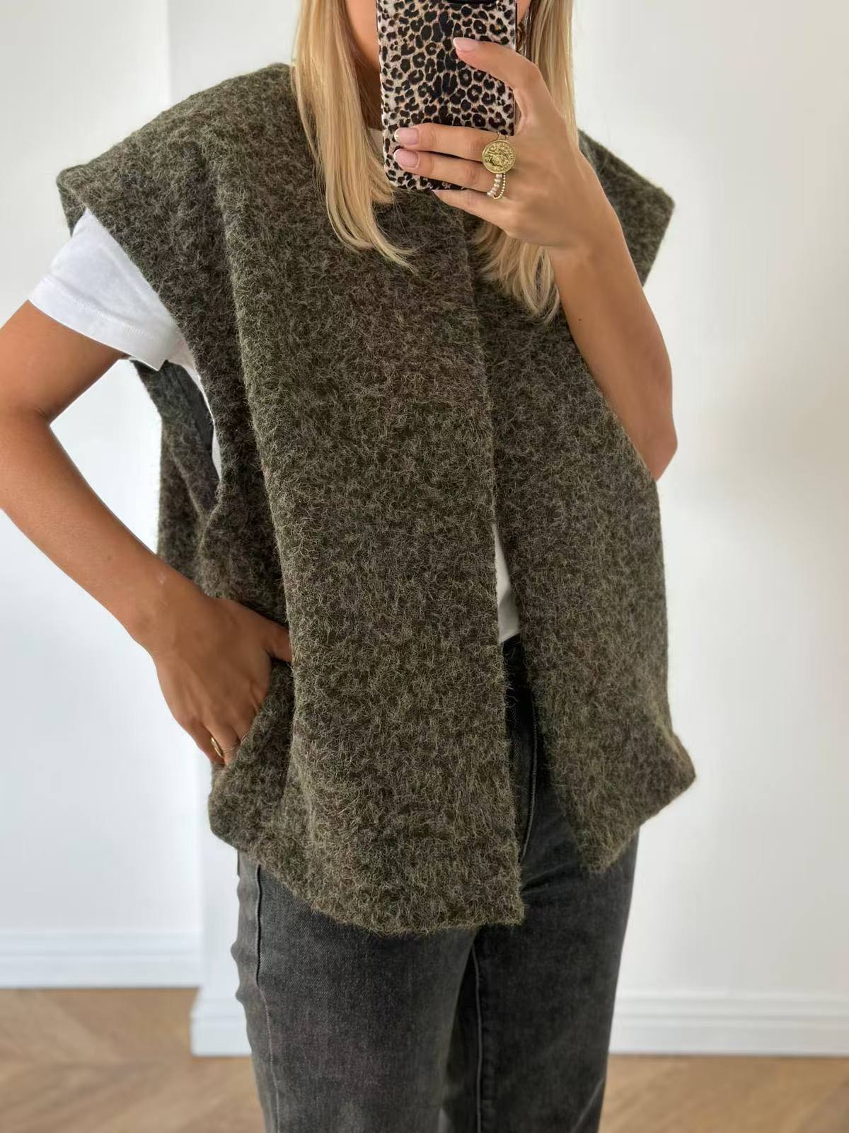 ReveraStitch™ Wool Vest Coat