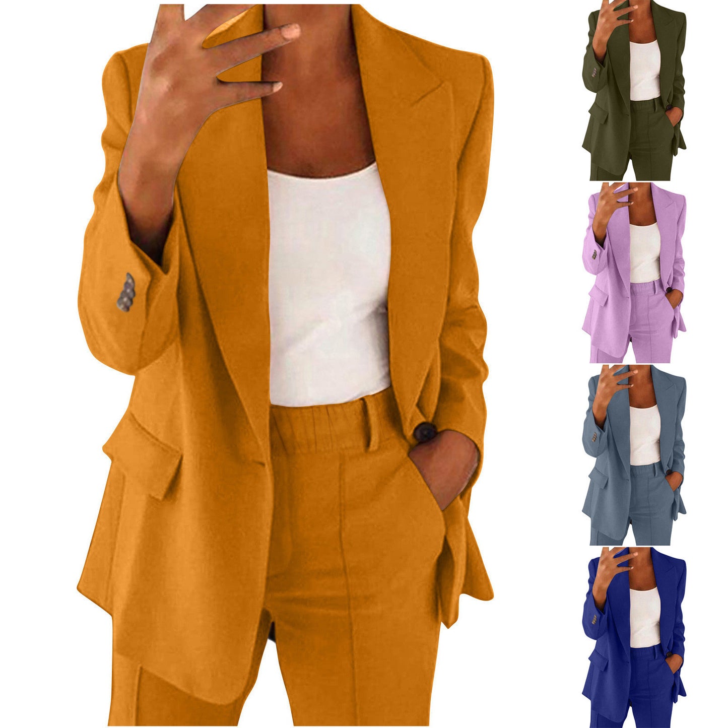 Serenique Button-Up Blazer