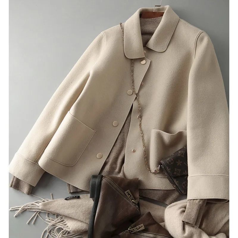 CozyWeave Loose Woolen Short Coat