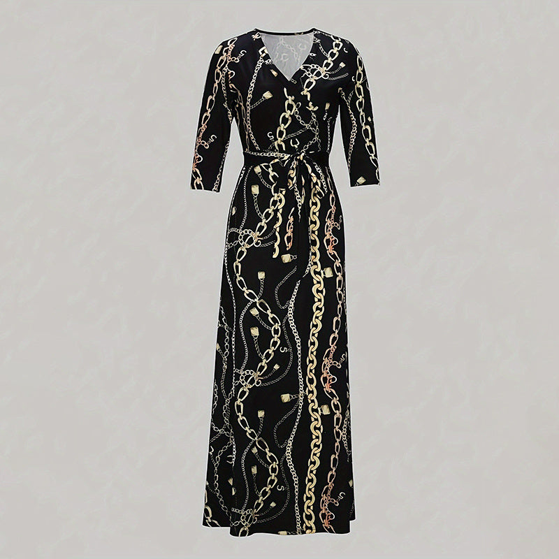 Veralune Grace Belted Maxi Dress
