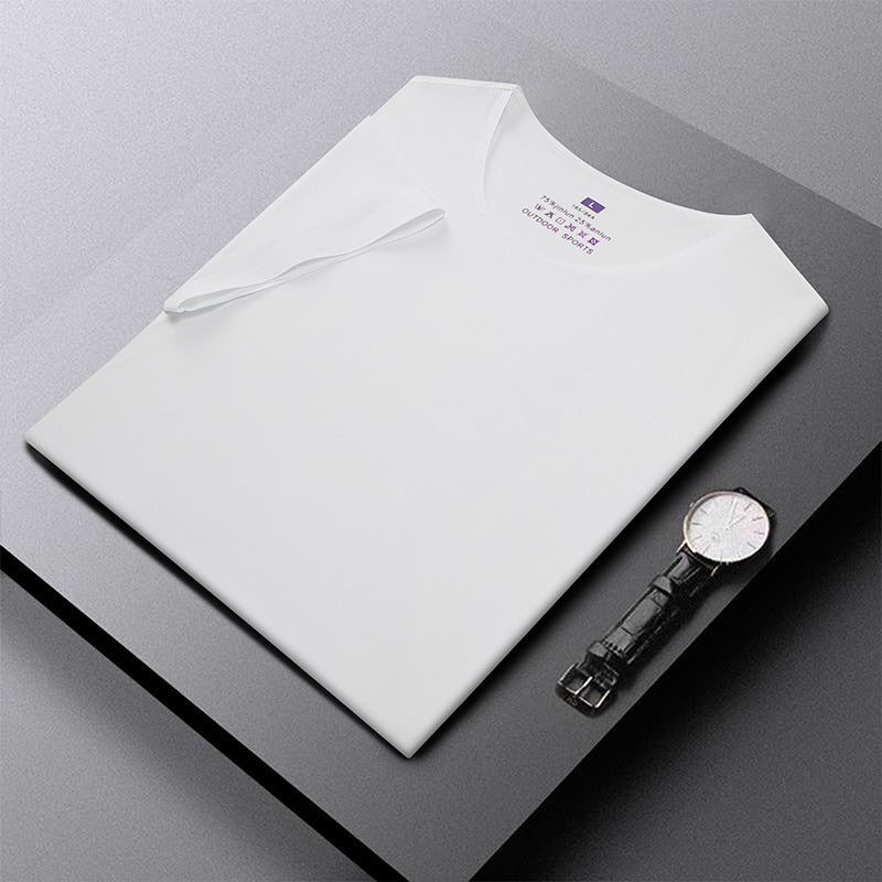 Couple Ice Silk Trackless Sports T-shirt