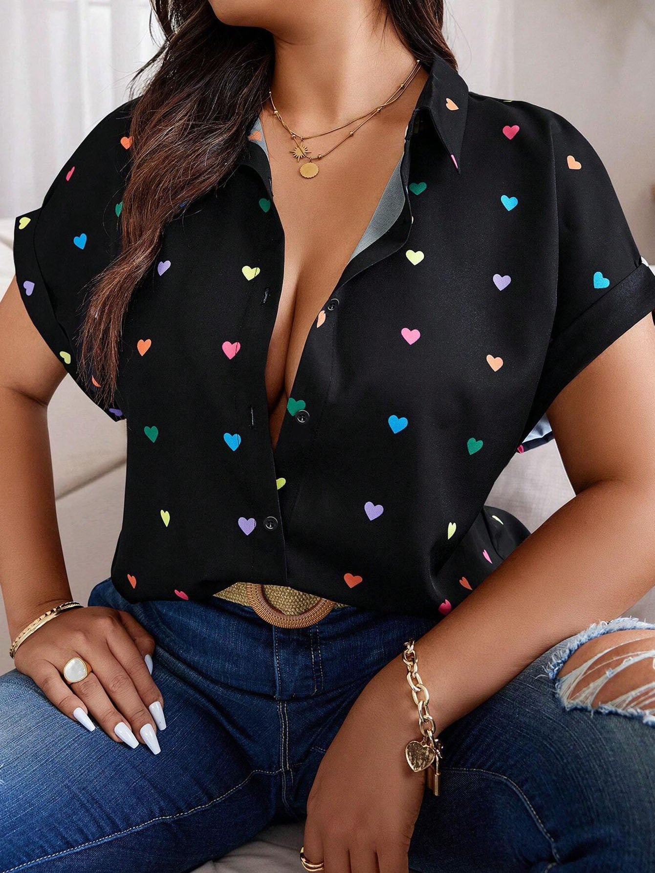 Heartistry Plus Button-Down Shirt