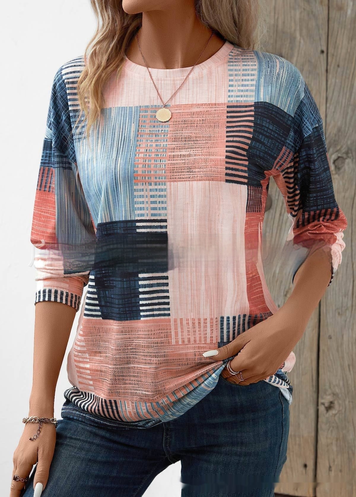 PrintAura Long Sleeve Top