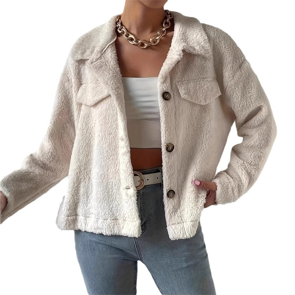Ivory Luxe Velvet Coat
