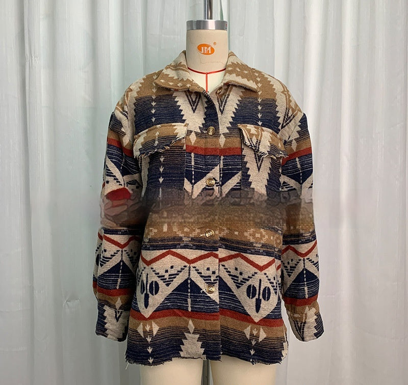 HeritageAztec Wool Coat
