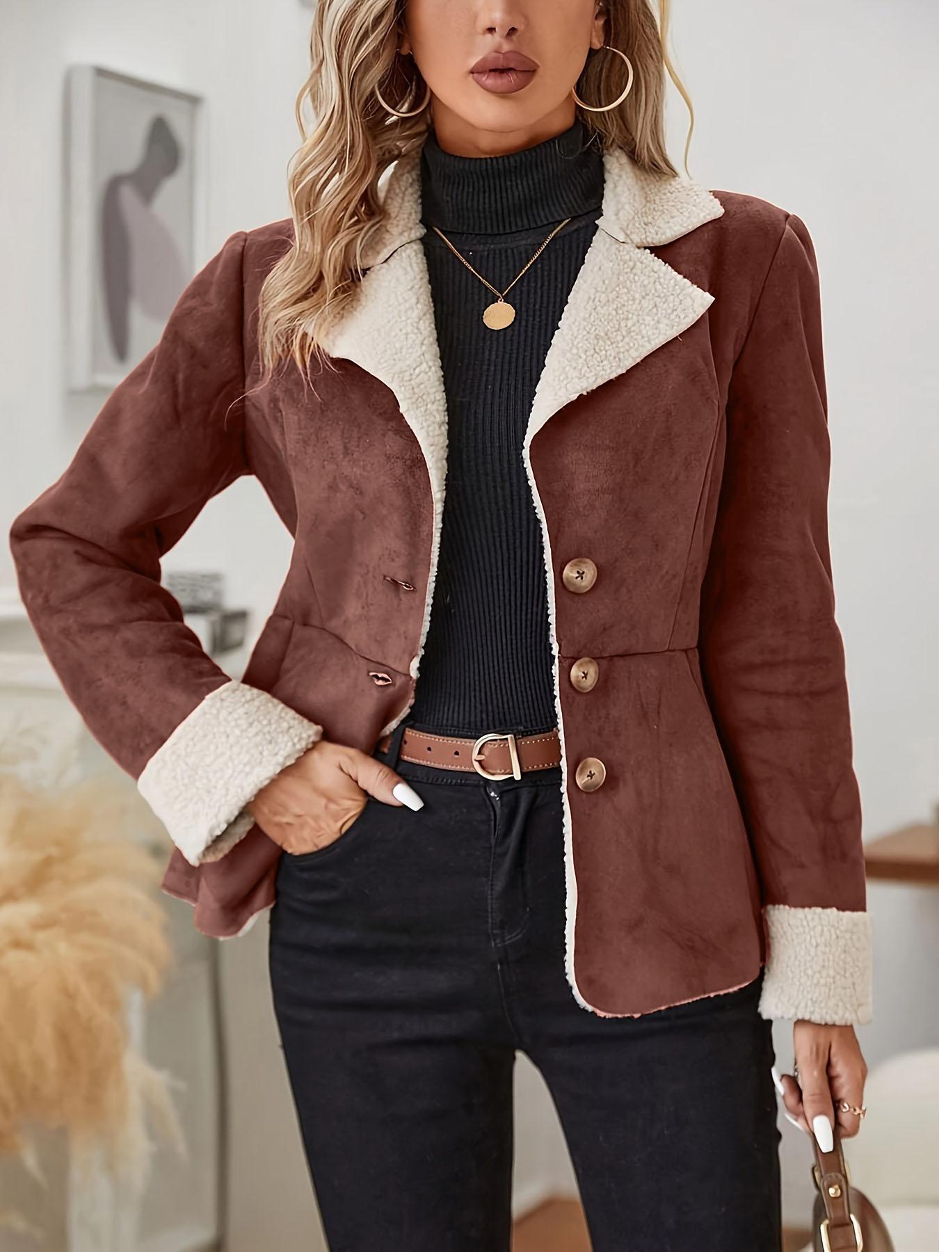 ThermaLuxe Velvet-Lined Leather Coat