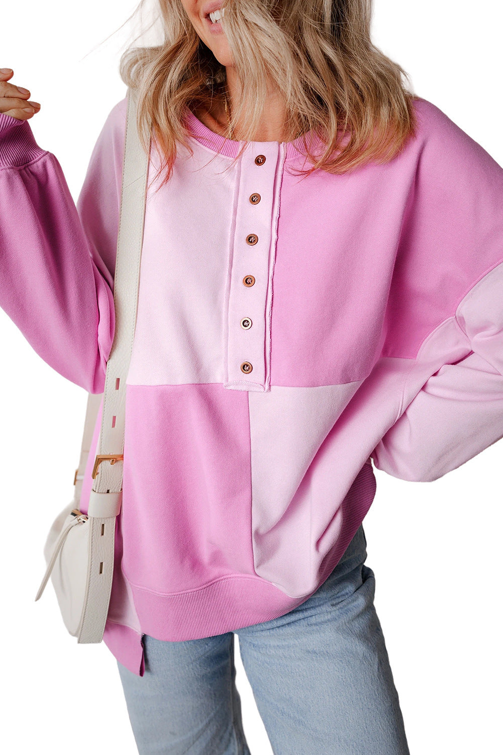 StitchLuxe™ Buckle Lapel Sweater