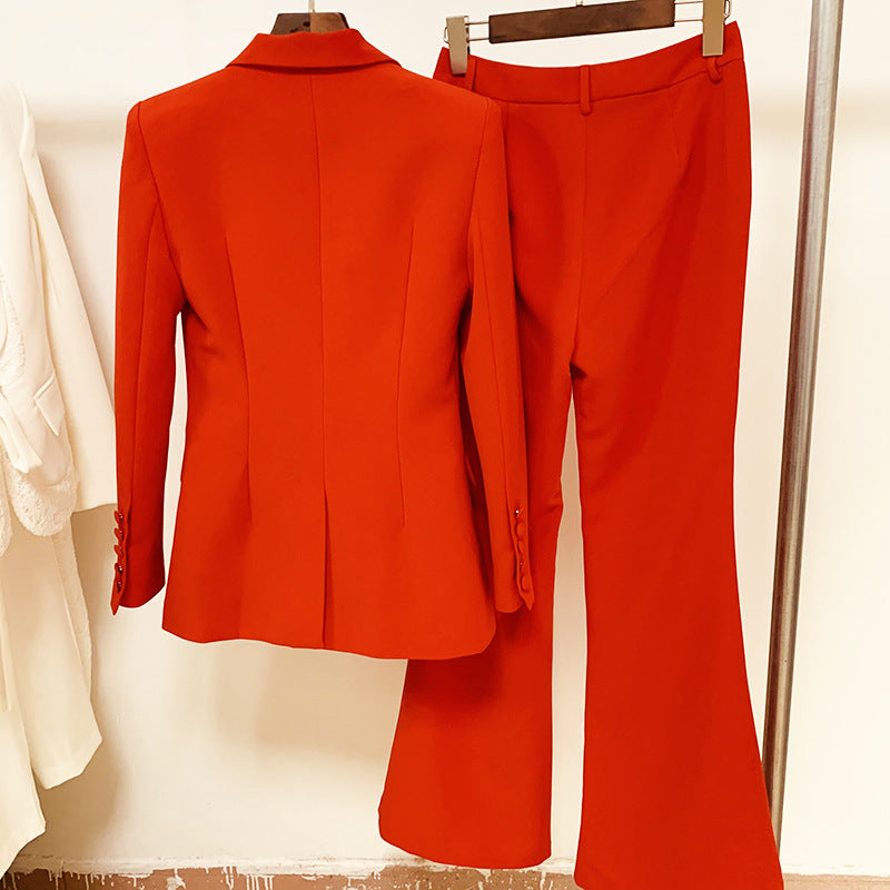 VelouraFlare Tailored Set